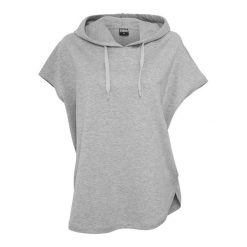 Damska bluza z kapturem Urban Classic basic terry. Szare bluzy damskie Urban Classics, l, bez wzorów, z bawełny, z kapturem. Za 127.20 zł.