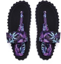 Gumbies Gumbies damskie japonki SLINGBACK SANDAL PURPLE HAZE 38. Fioletowe klapki damskie Gumbies, bez wzorów, sportowe, bez obcasa. Za 154.99 zł.