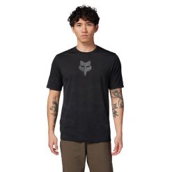 Koszulka rowerowa męska Fox Ranger Tru Dri SS Jersey. Niebieskie buty sportowe męskie FOX, z jersey, bez zapięcia, rowerowe. Za 255.00 zł.