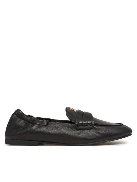 Steve Madden Lordsy 11005672 Czarny. Czarne mokasyny damskie Steve Madden, ze skóry. Za 519.99 zł.