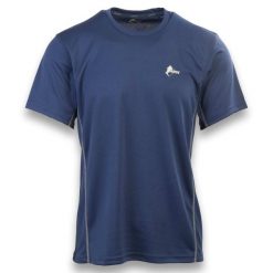 T-Shirt Ande Bobbio Dorośli. Niebieskie t-shirty męskie ANDE, l, bez wzorów, z materiału, klasyczne, bez kołnierzyka. Za 145.99 zł.