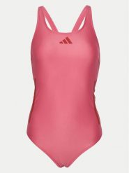 Adidas Strój kąpielowy 3-Stripes JP0139 Różowy. Czerwone kostiumy jednoczęściowe damskie Adidas, bez wzorów, z syntetyku, sportowe, żeglarskie. Za 119.99 zł.