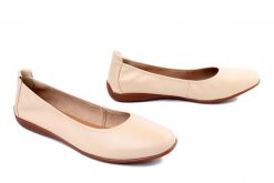 Josef Seibel 74801 133 220 Fenja 01 sand, baleriny damskie. Brązowe baleriny damskie Josef Seibel, bez wzorów, ze skóry, bez obcasa. Za 389.90 zł.