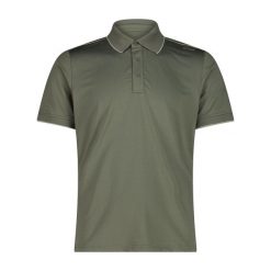 Koszulka męska turystyczna CMP 32T5247. Czarne koszulki polo męskie CMP, m, bez wzorów, z dzianiny, bez kołnierzyka, bez ramiączek, na fitness i siłownię. Za 206.30 zł.