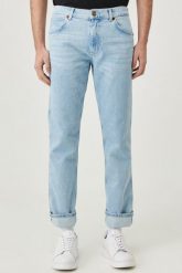 WRANGLER GREENSBORO MĘSKIE SPODNIE JEANSOWE WHITEWATER W15QJX31R 112145830. Spodnie materiałowe męskie Wrangler, l, bez wzorów, z jeansu. Za 229.99 zł.