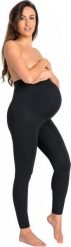 Teyli Legginsy ciążowe bawełniane Ginna czarne Czarny 2XL. Czarne legginsy damskie Teyli, xl, bez wzorów, z bawełny. Za 125.85 zł.