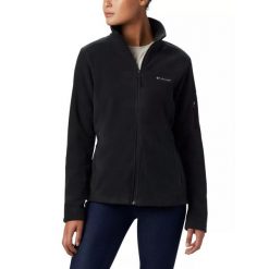 Bluza polarowa turystyczna damska Columbia Fast Trek II. Białe bluzy damskie Columbia, l, bez wzorów, z polaru, bez kaptura. Za 187.99 zł.