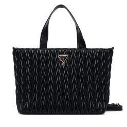 Torebka Guess. Czarne torebki do ręki damskie Guess, z aplikacjami, bez dodatków. Za 294.99 zł.