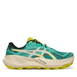 Buty do biegania Asics. Zielone buty sportowe męskie Asics, bez zapięcia, do biegania. Za 719.99 zł.