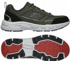 Buty męskie Skechers Oak Canyon-Verketta oliwkowe 51898 OLBK 40. Zielone buty sportowe męskie Skechers, bez zapięcia. Za 437.22 zł.