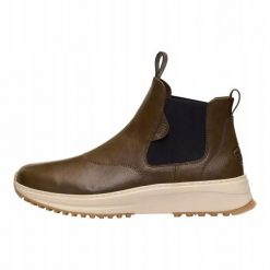 HEYDUDE Męskie Sztyblety Classic Tahoe Chelsea. Brązowe botki męskie Hey dude, bez wzorów, z materiału, bez zapięcia. Za 479.00 zł.