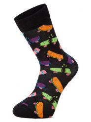 Happy Socks Skarpety Mężczyźni czarny|wielokolorowy, 41-46. Czarne skarpety męskie Happy Socks, bez wzorów, z dzianiny. Za 29.95 zł.