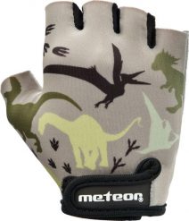 Meteor Rękawiczki rowerowe Meteor Kids S Dinosaurs Uniwersalny. Rękawiczki dziecięce Meteor, bez wzorów. Za 22.99 zł.