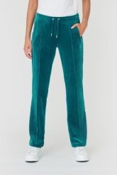 JUICY COUTURE Turkusowe damskie spodnie Tina, Rozmiar XS. Niebieskie spodnie dresowe damskie Juicy Couture, s, bez wzorów, z dresówki. W wyprzedaży za 259.99 zł.