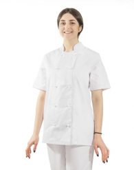 Visent BLUZA GASTRONOMICZNA KITEL KUCHARSKI biały M. Białe bluzy męskie Visent, m, bez wzorów, bez kaptura. Za 77.99 zł.