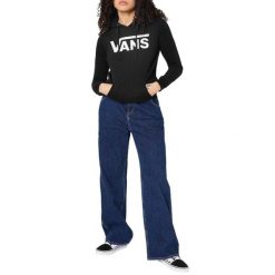 Bluza sportowa damska Vans classic v boyfriend fit. Czarne bluzy damskie Vans, m, bez wzorów, z bawełny, z kapturem. Za 433.00 zł.