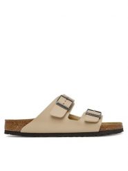 Birkenstock Klapki Arizona 1031490 Beżowy. Brązowe klapki męskie Birkenstock, z syntetyku. Za 399.99 zł.