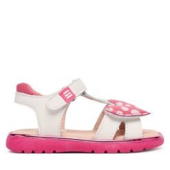 Sandały Agatha Ruiz de la Prada. Białe sandały dziewczęce Agatha Ruiz de la Prada, bez zapięcia. Za 239.99 zł.