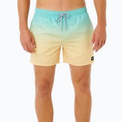 Szorty kąpielowe męskie Rip Curl Offset Fade Volley. Brązowe krótkie spodenki sportowe męskie Rip Curl, m, bez wzorów, z elastanu, do pływania. Za 189.99 zł.
