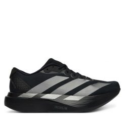 Buty do biegania adidas. Czarne buty sportowe męskie Adidas, bez zapięcia, do biegania. Za 649.99 zł.