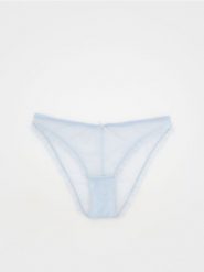 Siateczkowe majtki figi - lawendowy. Fioletowe figi damskie Reserved, l, bez wzorów. W wyprzedaży za 19.99 zł.