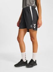 Szorty damskie Hummel Lead 2.0. Szare szorty sportowe damskie Hummel, s, bez wzorów, z materiału, eleganckie, z standardowym stanem, do biegania. Za 154.00 zł.