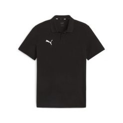 Polo Puma. Białe koszulki polo męskie Puma, xl, bez wzorów, z bawełny, bez kołnierzyka, bez ramiączek, do piłki nożnej. Za 127.65 zł.