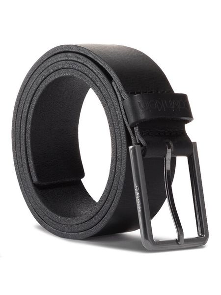 Calvin Klein Pasek Męski 35Mm Essential Belt K50K505447 Czarny. Czarne paski damskie Calvin Klein, bez wzorów, ze skóry. Za 169.99 zł.