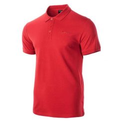 Koszulka polo męska Hi-Tec Romso - czerwona, Rozmiar M. Czerwone koszulki polo męskie Hi-tec, m, bez wzorów, z bawełny, klasyczne, bez ramiączek. Za 54.99 zł.