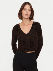 Noisy May Bluzka Gilly 27032016 Czarny Slim Fit. Czarne bluzki damskie Noisy may, xs, bez wzorów, z syntetyku, bez kołnierzyka, bez ramiączek. Za 59.99 zł.