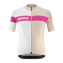 Dżersej z krótkim rękawem Mavic Ksyrium Pro. Białe buty sportowe męskie MAVIC, z dżerseju, bez zapięcia, rowerowe. Za 574.00 zł.