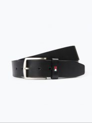 Tommy Hilfiger pasek skórzany Mężczyźni skóra czarny, 95. Czarne paski damskie Tommy Hilfiger, bez wzorów, ze skóry, eleganckie. Za 229.95 zł.