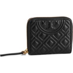 Mały Portfel Damski TORY BURCH - Fleming Medium Wallet 50264 Black 001. Portfele damskie marki Tory Burch. Za 729.00 zł.