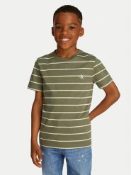 Calvin Klein Jeans Komplet 2 t-shirtów IB0IB02364 Zielony Regular Fit. Zielone t-shirty dla chłopców Calvin Klein Jeans, bez wzorów, z bawełny, bez ramiączek. Za 119.99 zł.