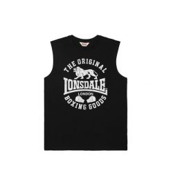 Tank top Lonsdale Boldron. Białe t-shirty męskie Lonsdale, m, bez wzorów, z bawełny, vintage, bez kołnierzyka. Za 137.50 zł.