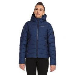 Kurtka puchowa Kilpi Tasha. Niebieskie kurtki sportowe damskie Kilpi, na zimę, m, bez wzorów, z puchu, bez kaptura, trekkingowe. Za 525.33 zł.