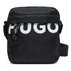 Saszetka HUGO. Czarne saszetki męskie Hugo, młodzieżowe, małe. Za 199.99 zł.