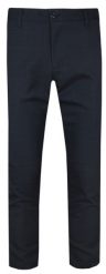 Eleganckie Męskie Spodnie, Zwężane (Slim Fit) – RIGON - Ciemnogranatowe, Drobna Kratka. Eleganckie spodnie męskie Rigon, m, bez wzorów, z elastanu. Za 179.00 zł.