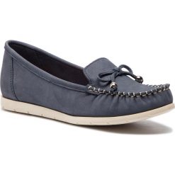 Mokasyny LASOCKI - EST-ROMANA-02 Granatowy. Niebieskie mokasyny damskie Lasocki, z nubiku. Za 149.99 zł.