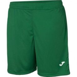 Spodenki do piłki nożnej dla chłopców Joma Nobel. Zielone szorty dla chłopców Joma, bez wzorów, sportowe. Za 56.99 zł.