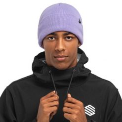 Czapka zimowa beanie męska Snowflake. Niebieskie czapki i kapelusze męskie SIROKO, na zimę, bez wzorów, z materiału, eleganckie. Za 76.00 zł.