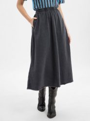 American vintage Dżinsowa spódnica damska - Jazy Kobiety Bawełna szary jednolity, L. Szare spódnice damskie American Vintage, l, bez wzorów, z bawełny, vintage. Za 499.95 zł.