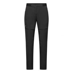 Spodnie turystyczne 2 w 1 damskie Salewa Pedroc 3. Czarne spodnie sportowe damskie Salewa, xs, bez wzorów, z materiału, trekkingowe. Za 635.85 zł.