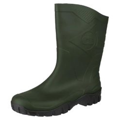 Buty robocze Dunlop Dee. Zielone trekkingi męskie Dunlop, outdoorowe. Za 95.17 zł.