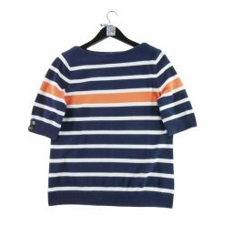 Second life - Damski sweter w kolorze granatowym - Jak nowy. Niebieskie swetry damskie Ralph Lauren, bez wzorów, bez kołnierzyka, bez ramiączek, bez kaptura. Za 126.86 zł.