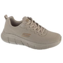 Buty sportowe Sneakersy męskie, Bobs B Flex - Chill Edge. Brązowe buty sportowe męskie Skechers, bez zapięcia, trekkingowe. Za 239.99 zł.
