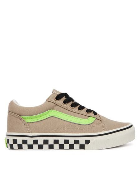 Vans Tenisówki Old Skool VN000CYVEMF1 Brązowy. Brązowe buty sportowe chłopięce Vans, bez wzorów, z materiału, bez zapięcia. Za 176.99 zł.