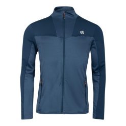 Męska Warstwa Środkowa Substratum II Core Stretch Midlayer. Niebieskie koszulki sportowe męskie Dare 2b, m, bez wzorów, bez kołnierzyka, bez ramiączek, trekkingowe. Za 89.99 zł.