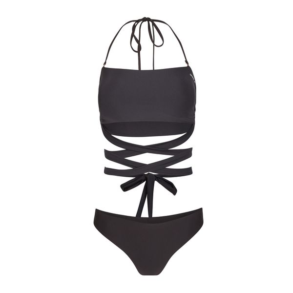 Strój kąpielowy dwuczęściowy damski O'Neill Jen Maoi Bikini. Czarne bikini damskie O'Neill, na lato, m, bez wzorów. Za 268.65 zł.