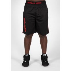 Spodenki fitness męskie Gorilla Wear Mercury Mesh Shorts. Czarne krótkie spodenki sportowe męskie GORILLA WEAR, m, bez wzorów, z meshu, na fitness i siłownię. Za 219.00 zł.